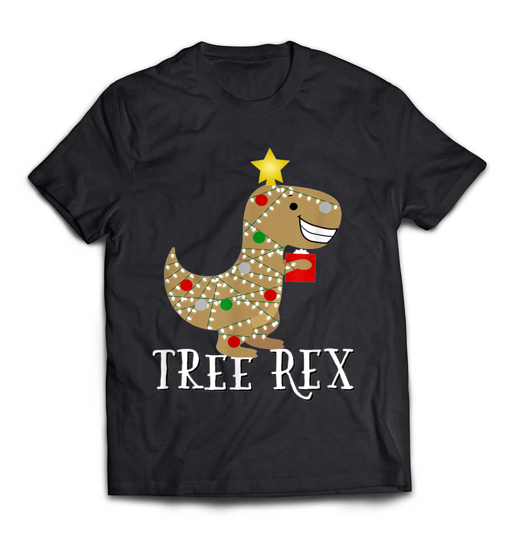 “The Original Christmas Tree Rex Shirt” – A Fun and Festive T-Rex Christmas Tee